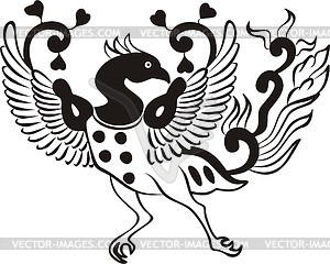 Eagle tattoo - vector clip art