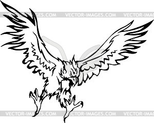 Eagle - vinyl EPS vector clipart