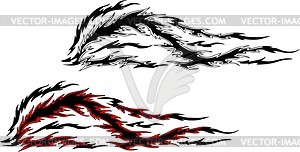 Flame tattoo - vector clipart