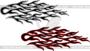 Flame tattoo - vector image