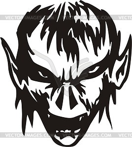 Tattoo orc - vector clipart