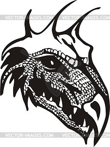 Tattoo pangolin - vector clipart