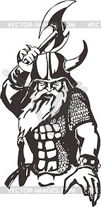 Viking - royalty-free vector clipart