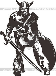 Viking - vector clipart