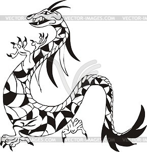 Chinese dragon - vector image