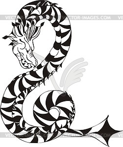 Dragon - vector clip art