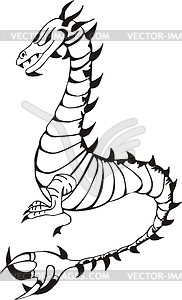 Dragon - vector clip art