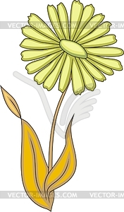 Цветок - векторное изображение EPS