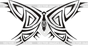 Symmetrical butterfly - vector image