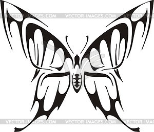 Symmetrical butterfly - vector clipart