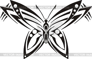 Symmetrical butterfly - vector clip art