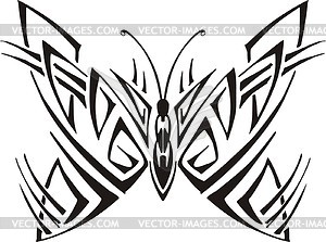 Symmetrical butterfly - vector clipart