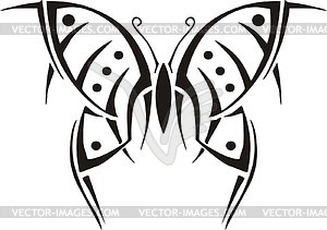 Symmetrical butterfly - vector clip art