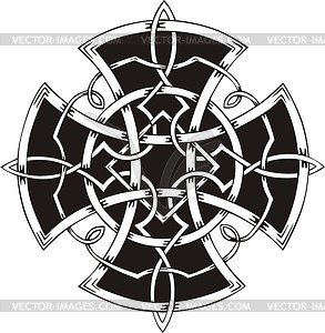Keltisches Knotenkreuz - Vektorgrafik