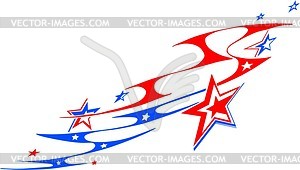 Star flame - vector clipart