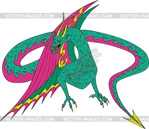 Dragon - vector clipart