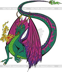 Dragon - vector clipart