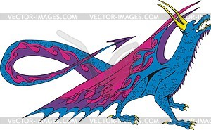 Dragon - vector image