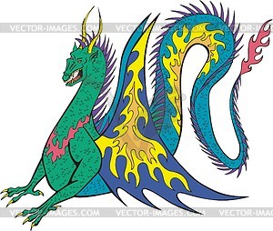 Dragon - vector EPS clipart