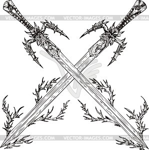 crossed swords clip art