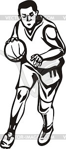 Basketball-player - vector clip art