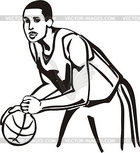 Basketball-player - vector clipart