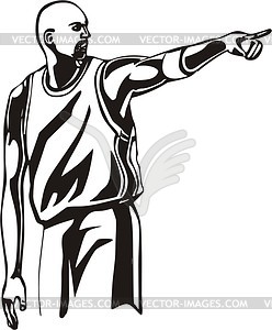 Basketball-player - vector clipart