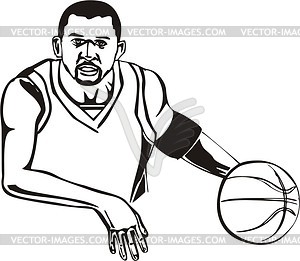 Basketball-player - vector clipart