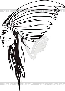 American Indian - vector image