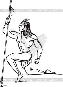 American Indian - vector clip art