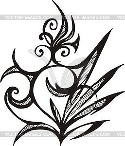 Heart tattoo - vector clipart / vector image