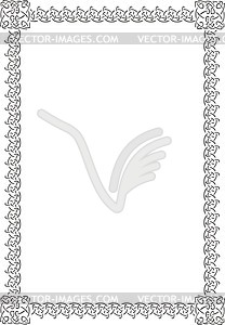 Celtic frame - vector clipart