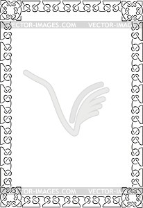 Celtic frame - vector clip art