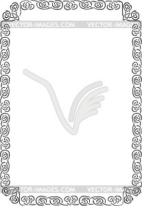 Celtic frame - vector image