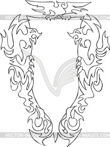 Ornamental wreath - vector clip art
