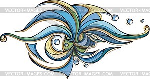 Sea ornamental pattern - vector image