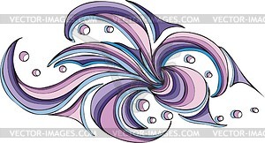 Sea ornamental pattern - vector clipart