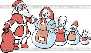 Weihnachtsmann - Vector-Clipart EPS