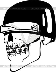 Skull tattoo - vector clip art