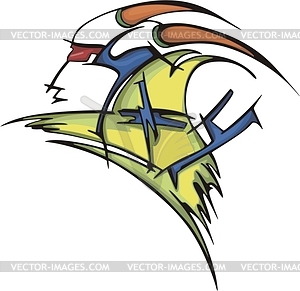 4x4 graffiti - vector clip art