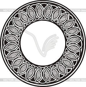 Round frame - vector image