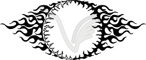 Солярный флейм - изображение векторного клипарта