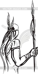 American Indian - vector clipart