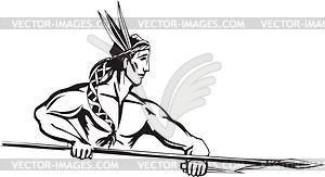 American Indian - vector clip art