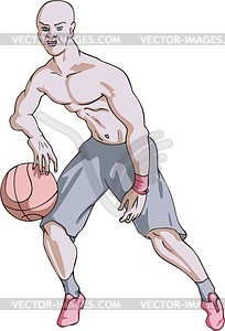 Basketball-player - vector image