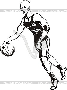 Basketball-player - vector clipart