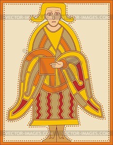 Евангелист Лука (К. из Думмы) - векторный клипарт