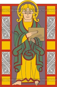 Luke the Evangelist (MS40618) - vector clipart