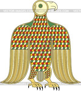Celtic clipart - eagle (symbol of Mark the Evangelist, B. of Durrow) - vector clipart