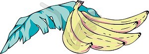 Бананы - векторный клипарт